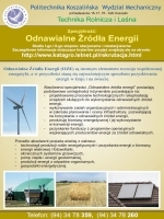Folder informacyjny specjalności: Odnawialne Źródla Energii